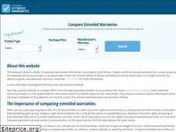 Sites similar to compareextendedwarranties.co.uk