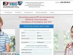 Sites similar to comparer3prixthermopompes.ca