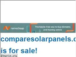 Sites similar to comparesolarpanels.co