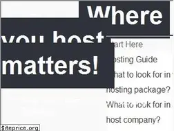 Sites similar to comparethehosts.com