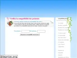 Sites similar to compatibilite-prenoms.fr