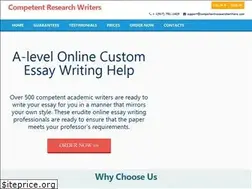 Sites similar to competentresearchwriters.com