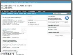 Sites similar to competitive-exams-study-material.blogspot.com