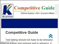 Sites similar to competitiveguide.in