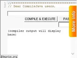 Sites similar to compilejava.net