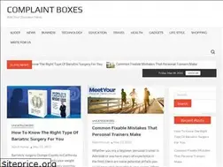 Sites similar to complaintboxes.com