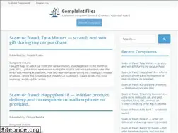 Sites similar to complaintfiles.in