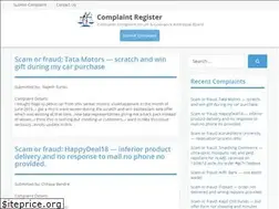 Sites similar to complaintregister.in