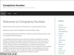 Sites similar to complaints-number.co.uk
