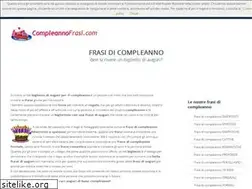 Sites similar to compleannofrasi.com