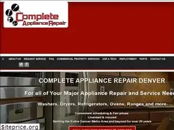 Sites similar to completeappliancerepairdenver.com