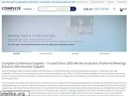 Sites similar to completeconferencesupplies.com.au