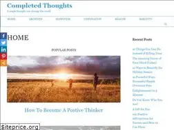 Sites similar to completedthoughts.com