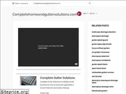 Sites similar to completehomeandguttersolutions.com