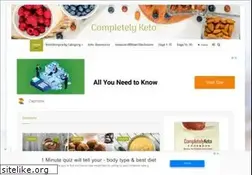 Sites similar to completelyketo.com