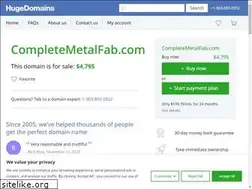 Sites similar to completemetalfab.com