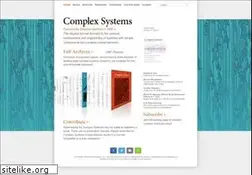 Sites similar to complex-systems.org