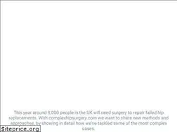 Sites similar to complexhipsurgery.com