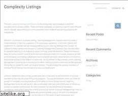 Sites similar to complexity-listings.com