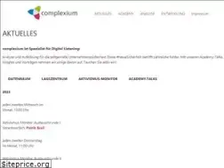 Sites similar to complexium.de