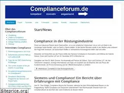 Sites similar to complianceforum.de