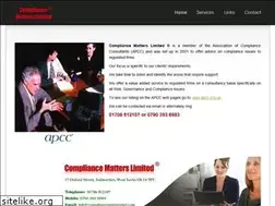 Sites similar to compliancemattersltd.com