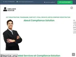 Sites similar to compliancesolution.in