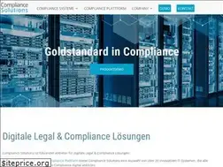 Sites similar to compliancesolutions.com