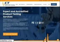 Sites similar to compliancetesting.com