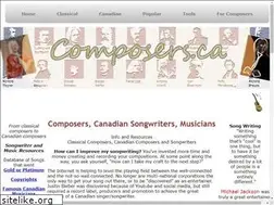 Sites similar to composers.ca