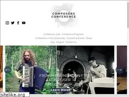 Sites similar to composersconference.org