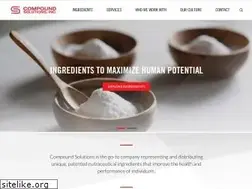Sites similar to compoundsolutions.com