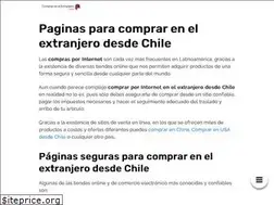 Sites similar to comprarenelextranjero.cl
