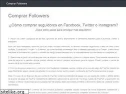 Sites similar to comprarfollowers.es