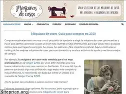 Sites similar to comprarmaquinadecoser.com
