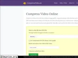 Sites similar to compressvideo.io