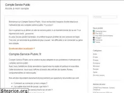 Sites similar to compte-service-public.fr