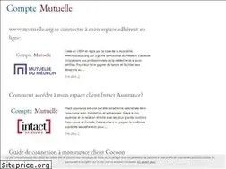 Sites similar to comptemutuelle.info