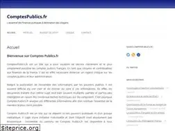 Sites similar to comptespublics.fr