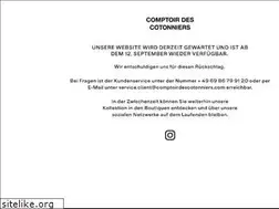 Sites similar to comptoirdescotonniers.de