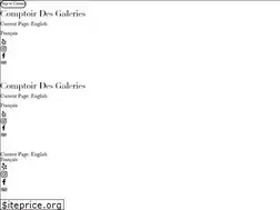 Sites similar to comptoirdesgaleries.be