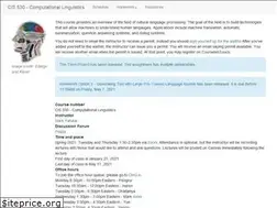 Sites similar to computational-linguistics-class.org