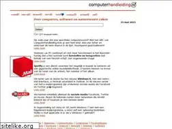 Sites similar to computerhandleiding.nl