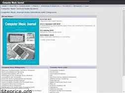 Sites similar to computermusicjournal.org