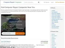 Sites similar to computerrepaircompanies.co.uk