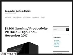 Sites similar to computersystembuilds.com