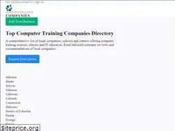 Sites similar to computertrainingcompanies.com