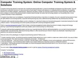 Sites similar to computertrainingeasy.com