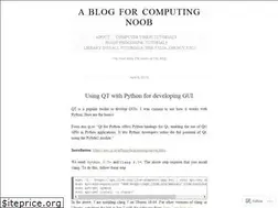 Sites similar to computingnoob.wordpress.com