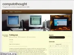 Sites similar to computothought.wordpress.com